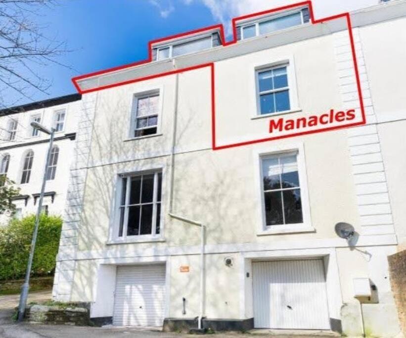 Manacles - Spacious Flat Near Beach With Sea Views & Parking Falmouth Kültér fotó